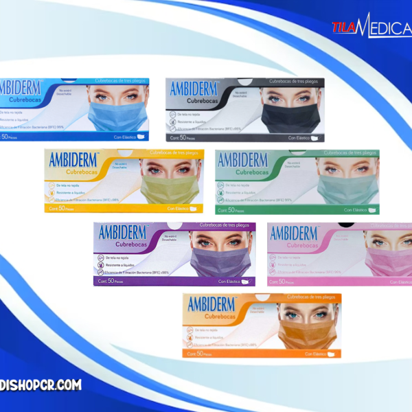 CUBRE BOCAS DESCARTABLES CAJA CON 50 UNIDADES