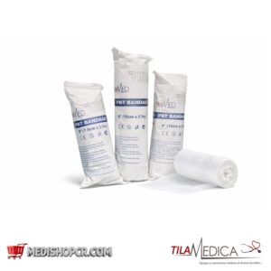 GASA EN ROLLO ELASTICA ESTERIL 3", 4" Y 6" UNIDAD TILAMED
